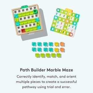 Lovevery Montessori Path Builder Marble Maze Puzzle Game